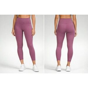 Lululemon Wunder Train HR Crop 23 Velvet Dust Everlux Leggings LW6BNFS Size‎ 8